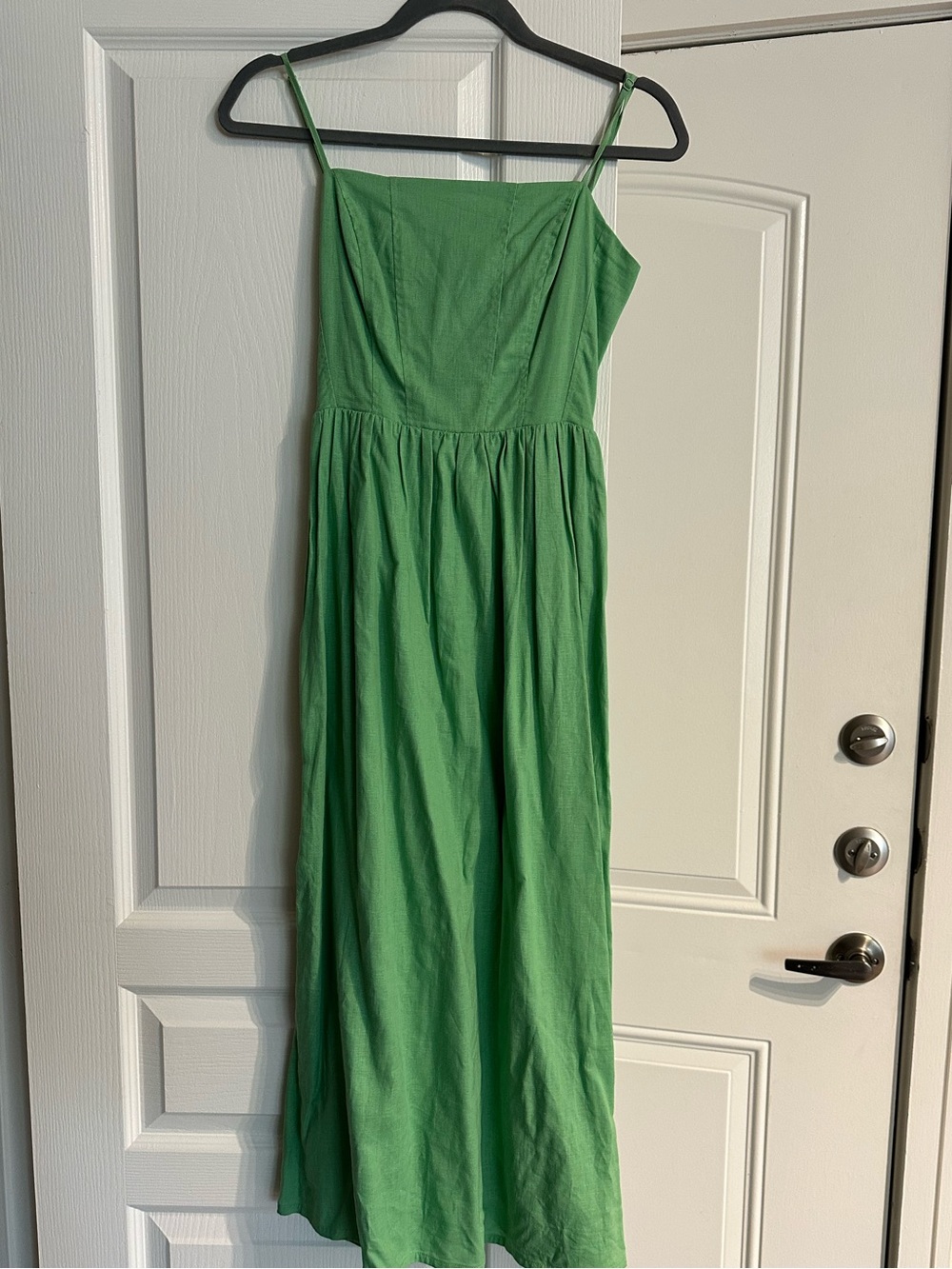 Green Linen H&M Dress